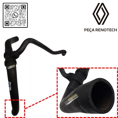 RN 024042-X 7700847055 MANGUEIRA INF. DO RADIADOR KANCL II 1.6 16V K4M - 4